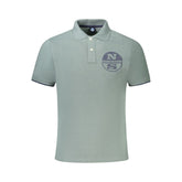 North Sails Green Cotton Men Polo Shirt -   -  North Sails.